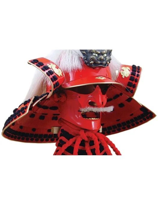 Casque de Samourai japonais Takeda Shingen Rouge ( Hanwei )