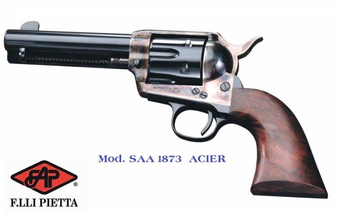 Revolver Colt SAA 1873 frontier Acier Cal.380 / 9mm à blanc