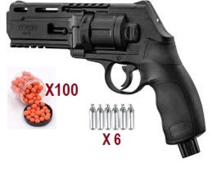 Pack Revolver TAE HDR50 + 100 Billes + 6x Co2 12 gr