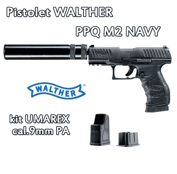 KIT Pistolet PPQ M2 « NAVY » (Réplique)