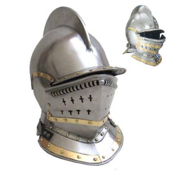 Casque médiéval Burgonet