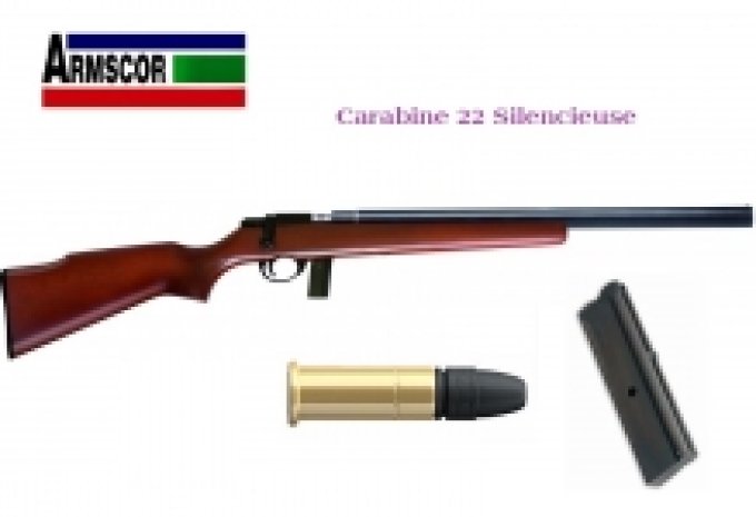 Carabine silencieuse M1400 TM  Cal. 22 Lr