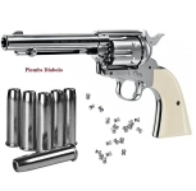 Revolver COLT S.A.A.45 Finition Nickelé