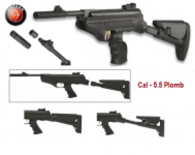 Pistolet Hatsan Mod.25 Supercharger avec cross tactical / Cal 5.5