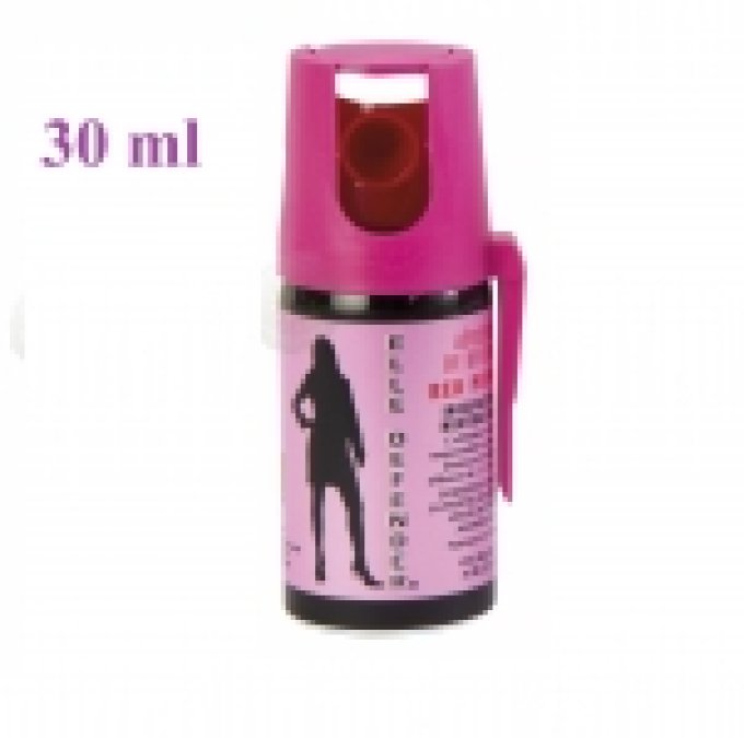 Bombe Anti-Agression GAZ RED PEPPER (poivre) Féminin 30 ml