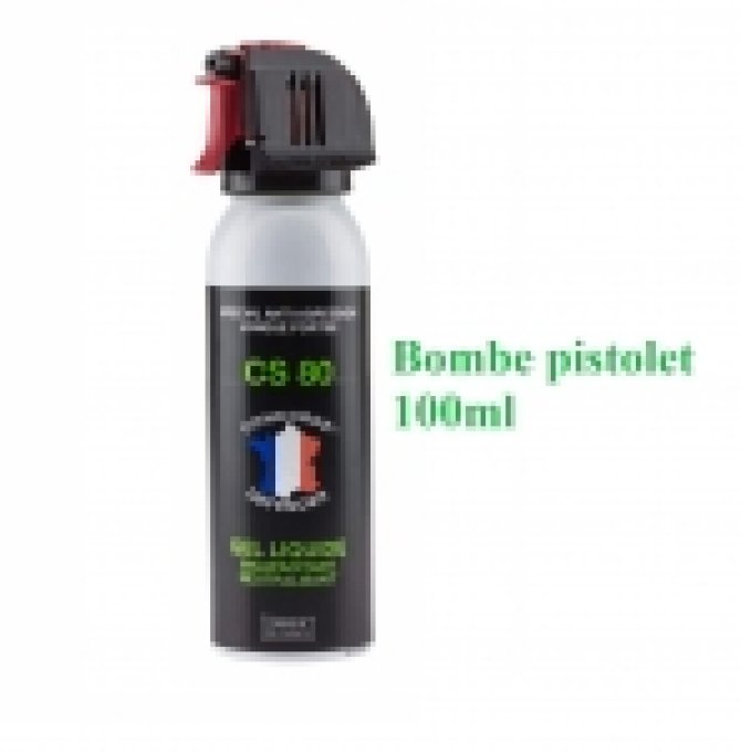 Bombe Anti-Agression GEL CS80 100 ml