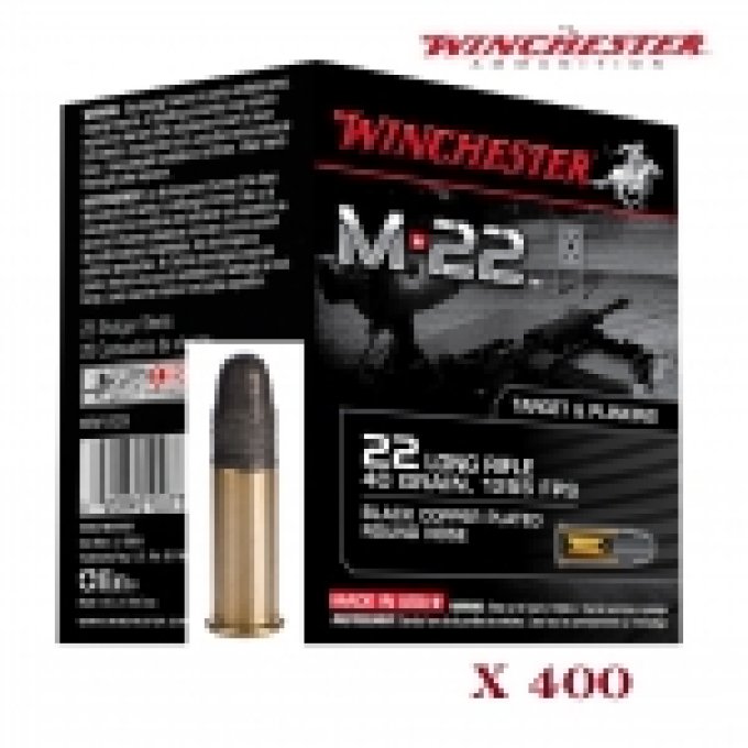 Cartouches 22LR M22 Winchester X 400