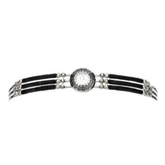 Bracelet 3 Fils Conchas Onyx