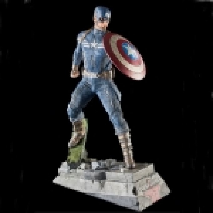 Statue Captain America Taille 63 cm Statuette Marvel Comics