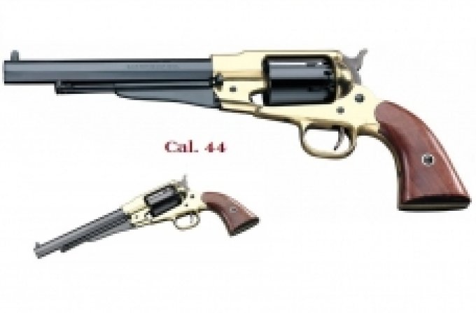 Revolver à poudre noir Remington texas laiton 1858 Cal. 44