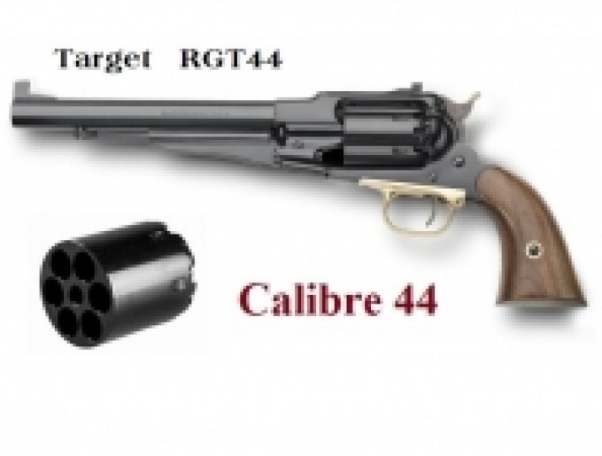 Revolver à poudre noir Remington 1858 Target Cal. 44