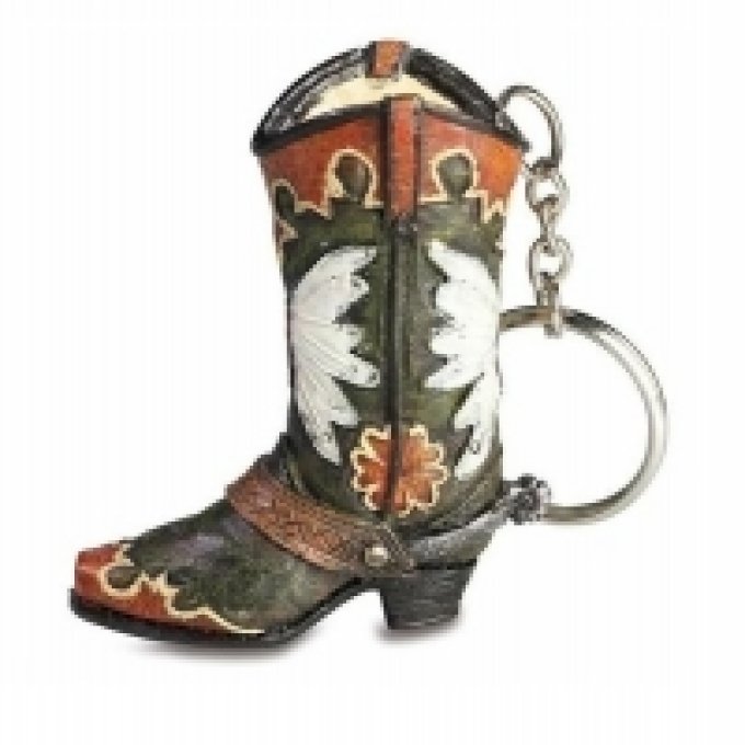 Porte clef botte Cow Boy - western