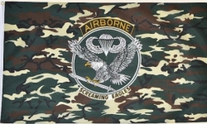 Drapeau nylon US Airborne