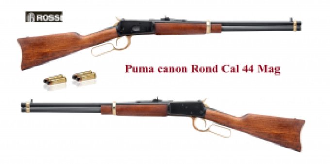 Carabine Rossi Puma Cal 44 Mag version Gold à levier sous garde