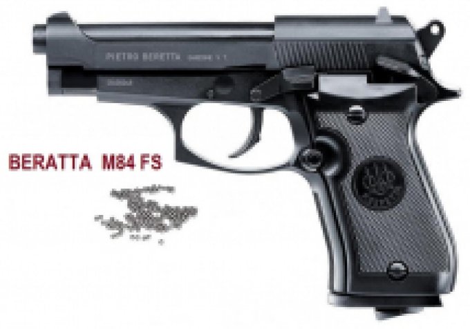 Pistolet Co2 Beretta M84 FS  Cal 4.5 BB