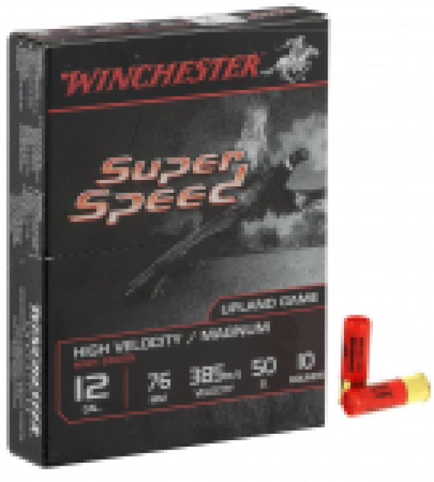 Cartouches de chasse Winchester super speed 12/76 Magnum 500 grammes