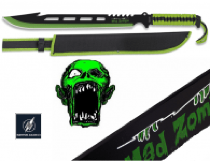 Machette de Brousse percée  ( Monster Mad Zombie)