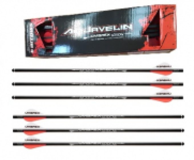 Pack de 6 Flèches carbone Airjavelin pour Fusil Arbalète