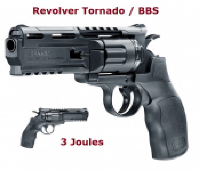 Revolver Tornado - Co2 Billes Acier Cal 4.5