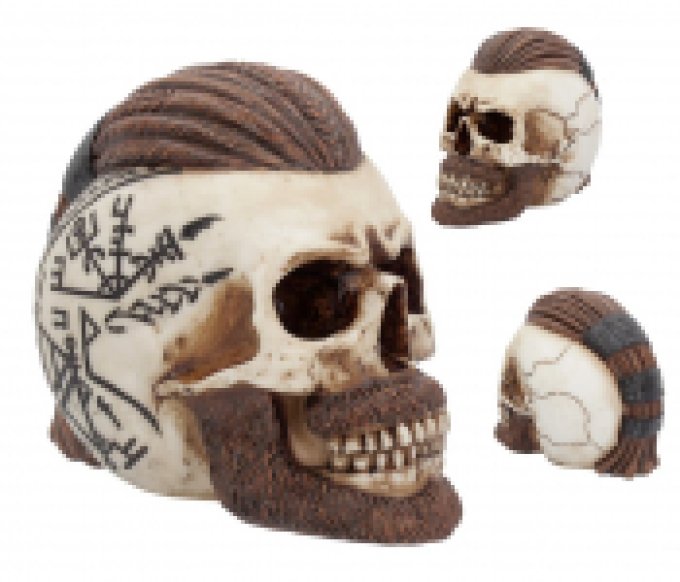 Crane tête de mort Ragnar Viking Skull