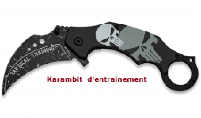 Couteaux Karambit punisher d’entrainement